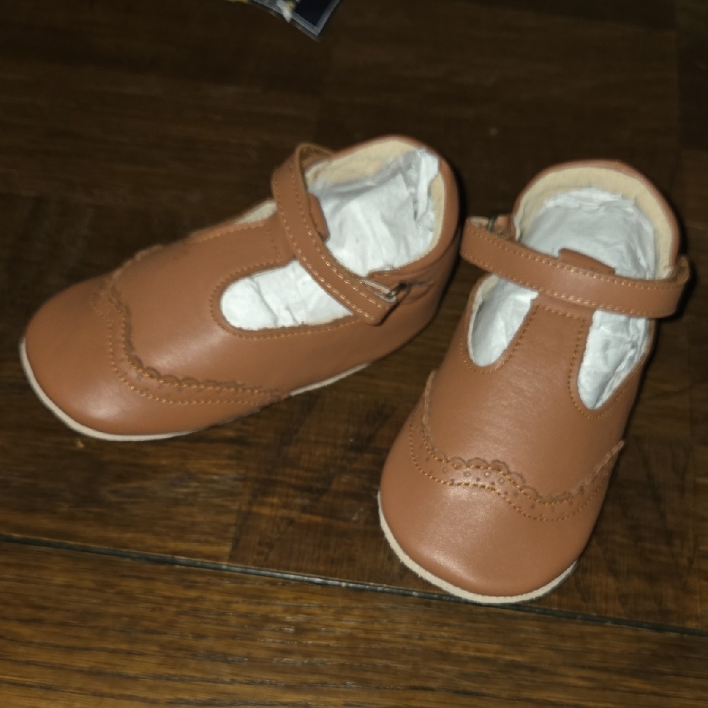 Baby Boden Tan Dress Shoes for Kids